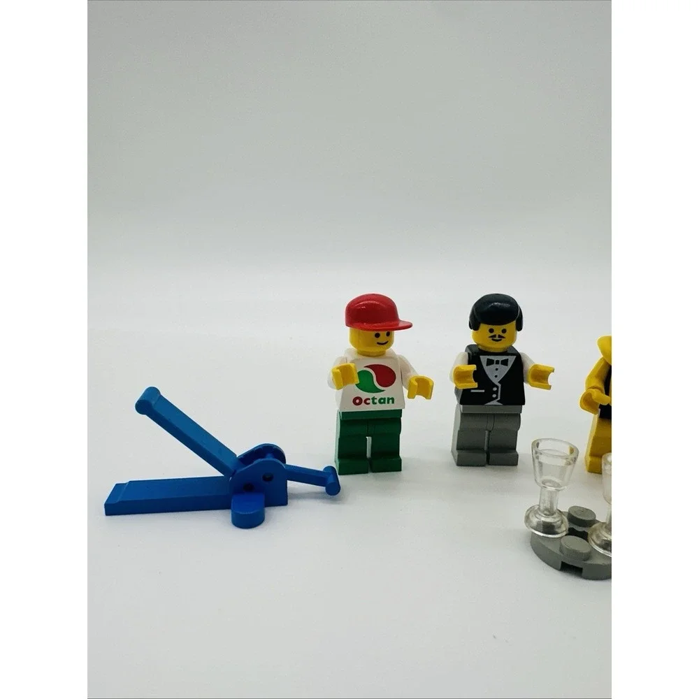 Vintage LEGO 6314 Town City People Minifigure Lot Bike Octan 1992